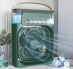 Міні-кондиціонер AIR COOLER FAN 4в1/Настільний USB-вентилятор з охолодженням та зволоженням повітря