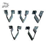 Кліпса фіксатор накладки салона 5шт 100 C4 Audi 4A0867276A, фото 2