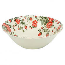 Тарілка глибока керамічна 7-ка з візерунком D17,5*7,5см 500мл 6895-15 MZOPT