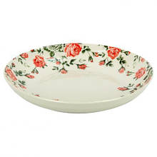 Тарілка керамічна 8-ка з візерунком D20,5*5,5см 500мл 6895-96 MZOPT