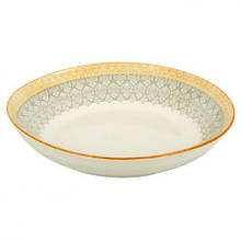 Тарілка керамічна 7-ка з візерунком D18*5см 300мл 6895-18 MZOPT