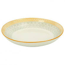 Тарілка керамічна 8-ка з візерунком D20,5*5,5см 500мл 6895-101 MZOPT