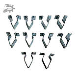 Кліпса фіксатор накладки салона 10шт 80 B4 Audi 4A0867276A, фото 2