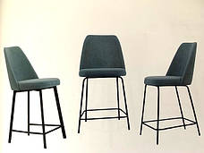 Барний стілець Bari на металевій опорі, фото 5