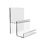 Гірка EKOSTAR під товар на 2 сходинки з акрилу 130х90х130, фото 2