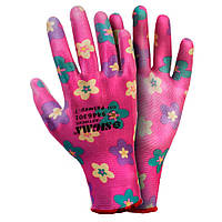 Рукавички з ПУ покриттям (червоні, манжет) SIGMA (9446301)