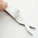 Емблема-напись X-Drive для BMW срібло матове 95х15 мм метал (на скотчі), фото 2