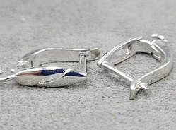 Швенза 4*15 мм колір срібло 1 пара