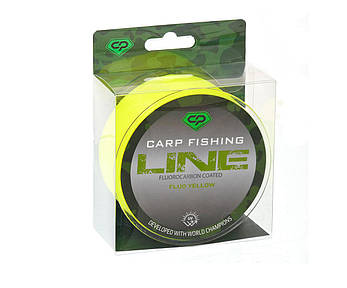 Волосінь Carp Pro Diamond Carp Fishing Line Fluorocarbon Coated Fluo Yellow 300 м 0.261мм арт CP5103-025, фото 2