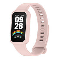 Силиконовый ремешок для Xiaomi Smart Band 9 Active / Redmi Smart Band 3 Pink