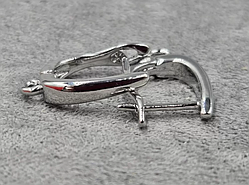 Швенза 3*15 мм колір сталь (гіпоалергенний сплав) 1 пара