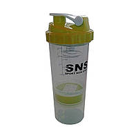 Шейкер для спортивних напоїв жовтий LJ0020-Ж