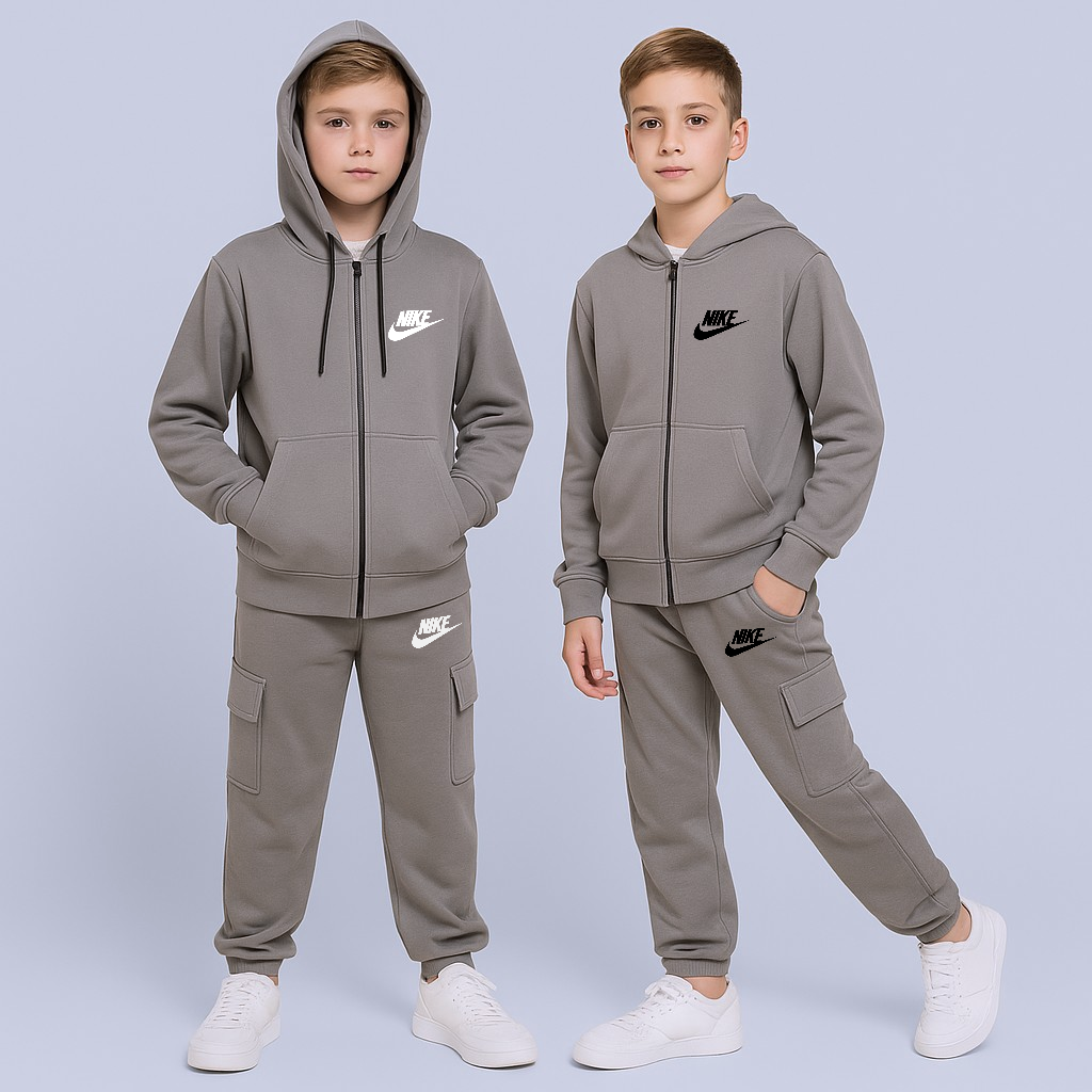 Спортивний Костюм на хлопчика 146 см 003621 Сірий