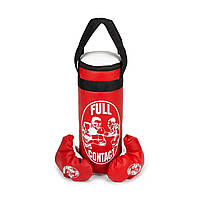 Набір боксерський дитячий Full Contact червоний середній