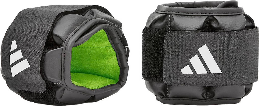 Обважнювачі на зап'ястя обважнювачі для рук і ніг Adidas Performance Ankle 2 шт по 0,5 кг чорні, фото 2