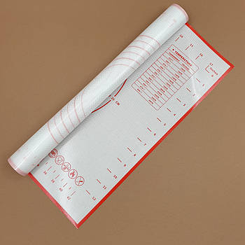 Силіконовий килимок гладкий тонкий (середній) 40х50 см