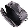 Багатофункціональний рюкзак для чоловіків з натуральної шкіри Vintage 23044 Чорний, фото 7