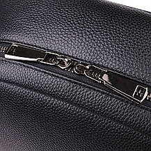 Місткий рюкзак для чоловіків з натуральної шкіри Vintage 23045 Чорний, фото 5