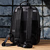Місткий рюкзак для чоловіків з натуральної шкіри Vintage 23045 Чорний, фото 10
