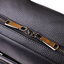 Зручний чоловічий рюкзак з натуральної шкіри Vintage 23052 Чорний, фото 5