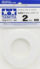 Маскіруюча стрічка 2мммм. TAMIYA 87177