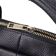 Практичний портфель для чоловіків з натуральної шкіри Vintage 23041 Чорний, фото 5