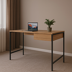 Письмовий стіл "Loft №2" з масиву ясена з шухлядою