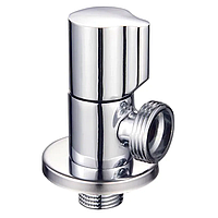 Кран Mixxus ANG-02 для підключення сантехнічних приладів 1/2" x 3/4", латунь, хром (MI6325)