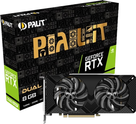 Відеокарта GeForce RTX 2060 Super 8GB Palit Dual (NE6206S018P2-1160A-1) Б/В, фото 1
