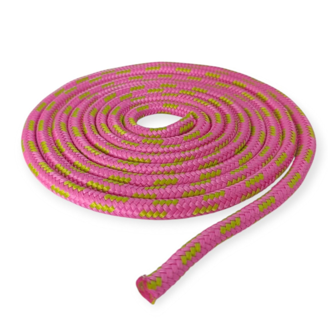 Скакалка гімнастична 3 м рожево-зелена TS02-mr-lgr, фото 1