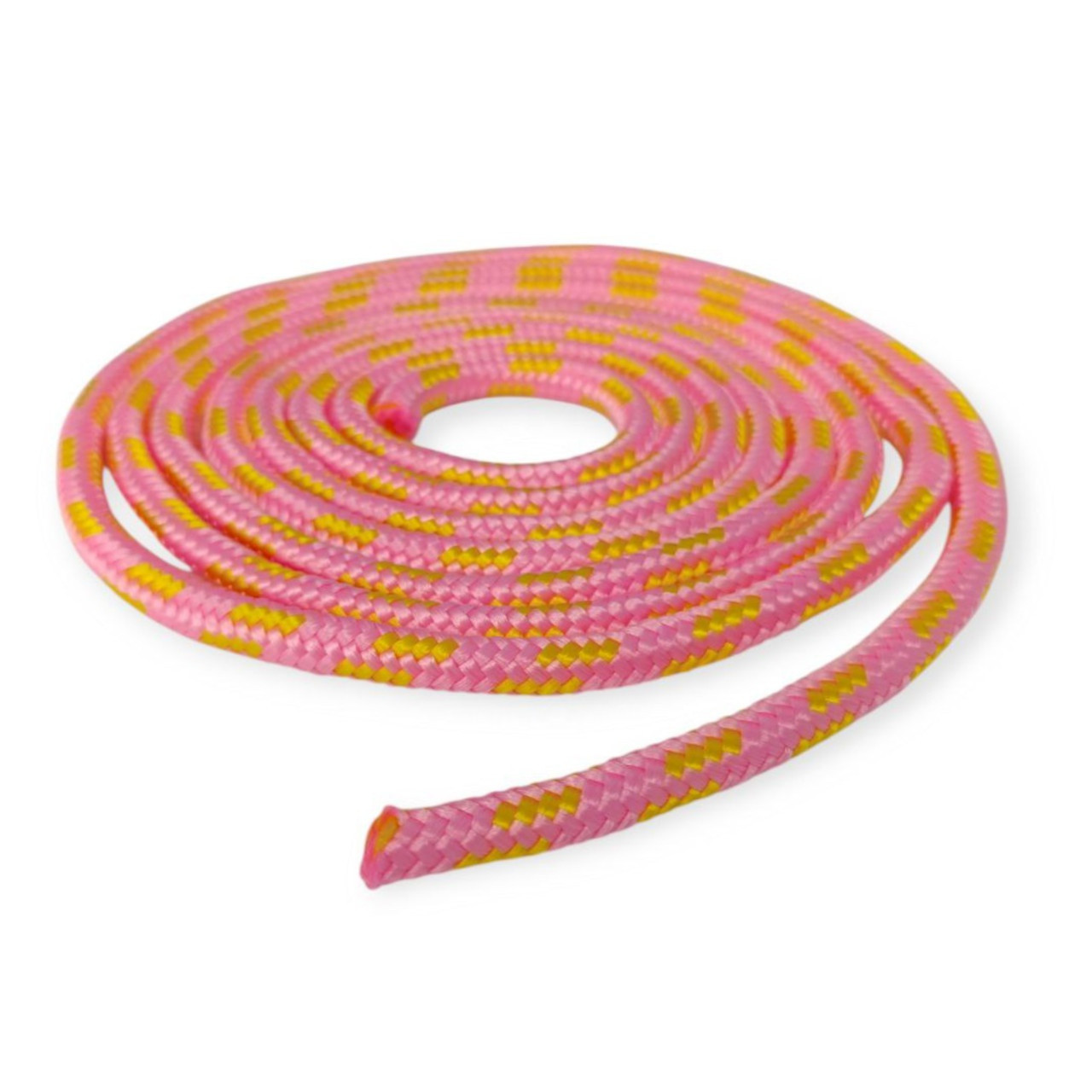 Скакалка гімнастична 3 м рожево-жовта TS02-pk-ye, фото 1
