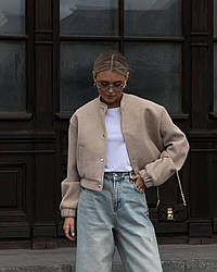 Мега стильне пальто-бомбер