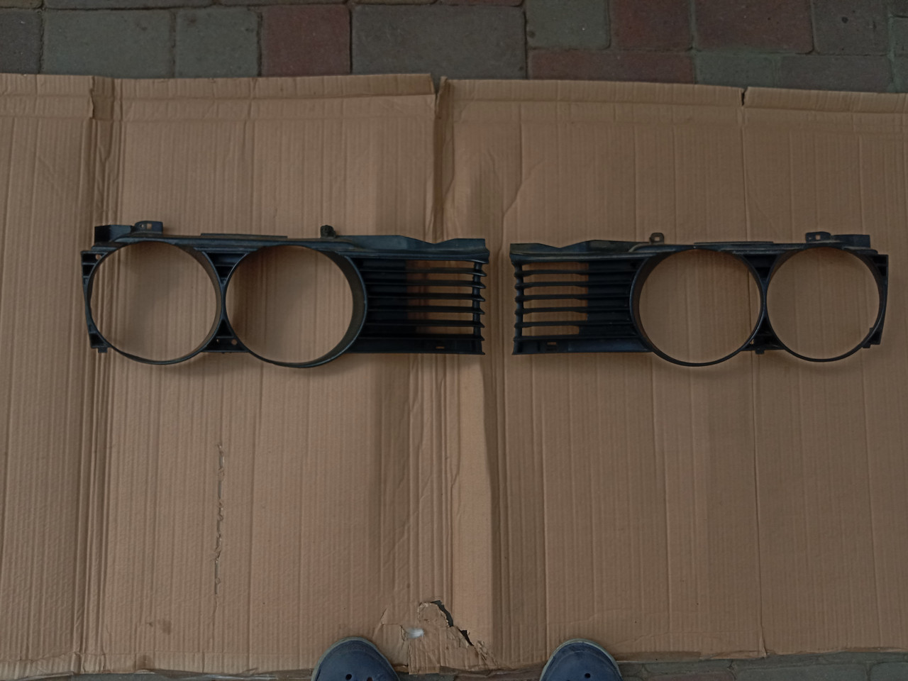 Bmw 7 e32 окуляр решітка защита рамка фари ліва і права, фото 1