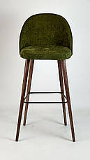 Барний стілець ENNA на дерев'яних ніжках, фото 5