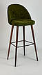 Барний стілець ENNA на дерев'яних ніжках, фото 7