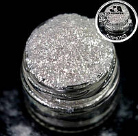 Харчовий блиск глітер DIAMOND 5 г кандурин сріблястий