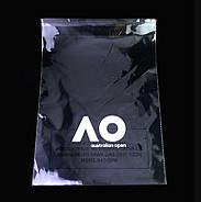 Пакет прозорий з клейкою стрічкою та брендуванням під друк логотипу для одягу та іншої упаковки 20х30 см, фото 2