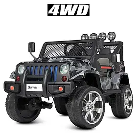 Дитячий електромобіль Джип M 3237EBLRS-18 на радіокеруванні, 2,4G, 4 мотори 45W, 2 акумулятора 12V/7AH.