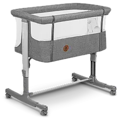 Ліжечко приставне Lionelo AURORA GREY CONCRETE