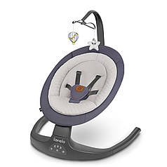 Шезлонг-гойдалка Lionelo RALF GREY GRAPHITE