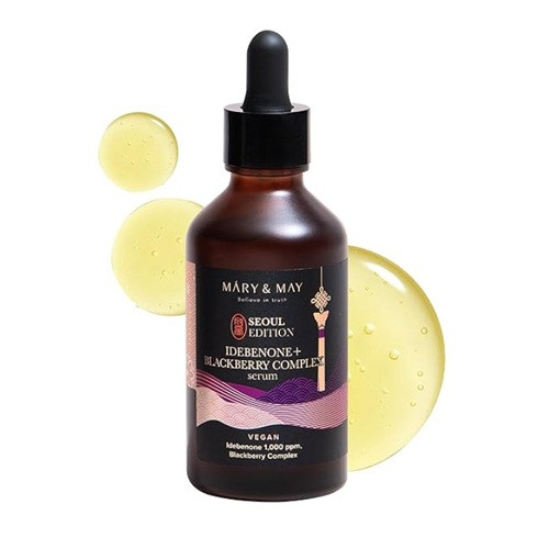 Mary&May Idebenone+Blackberry Complex Serum Seoul Edition Сироватка з ідебеноном, 80 мл