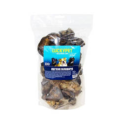 Ласощі для собак Lucky Pet (Лакі Пет) сушені яловичі легені 300 г