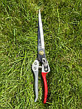 Садові довгі ножиці для обрізання кущів із пружиною, фото 5