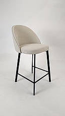 Барний стілець ENNE на металевій опорі, фото 5