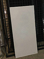 Панель перфорований лист 100х50см білий настінний (рівний без загину)