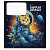 Зошит шкільний в лінію 12 аркушів Star I need my space (5 видів), фото 3