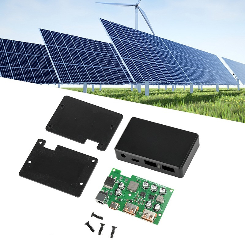 Модуль DC-DC стабілізатор напруги сонячної панелі USB+DC+Type-C QC/PD драйвер для сонячних батарей, фото 1