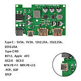 Модуль DC-DC стабілізатор напруги сонячної панелі USB+DC+Type-C QC/PD драйвер для сонячних батарей, фото 3