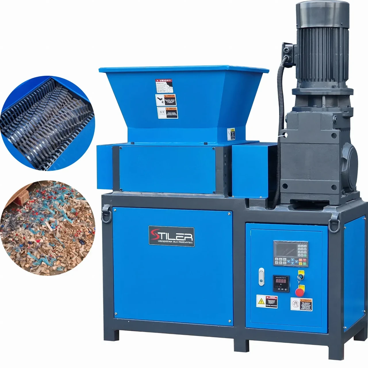Двовалковий подрібнювач SHREDDER 7,5 кВт, фото 1