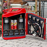 Каністра-бар 20 л, з посудом на 4 персони, подарунок шефу, начальнику, босу, фото 2